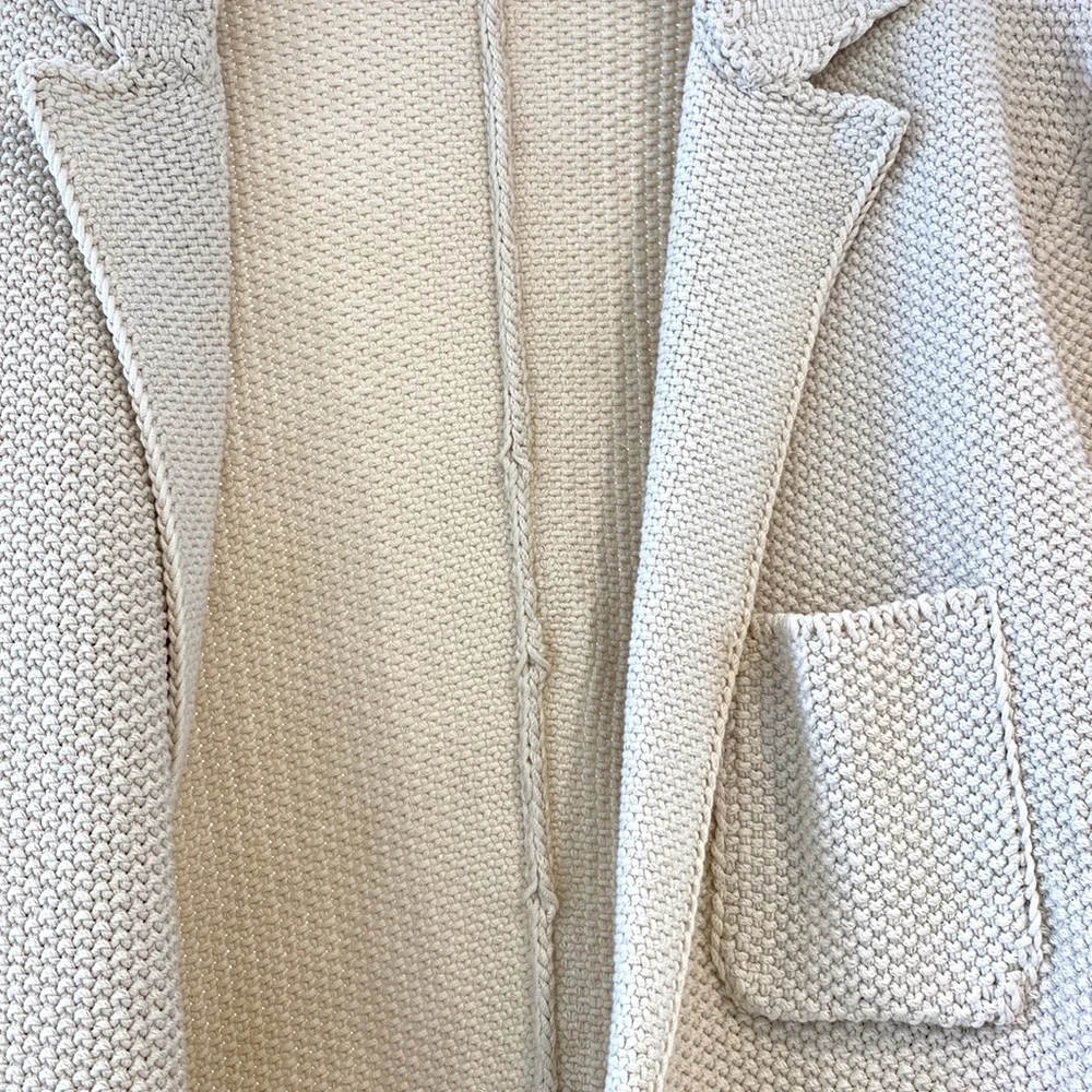 Men’s Cream Color Cardigan / Jacket - Picture 7 of 9